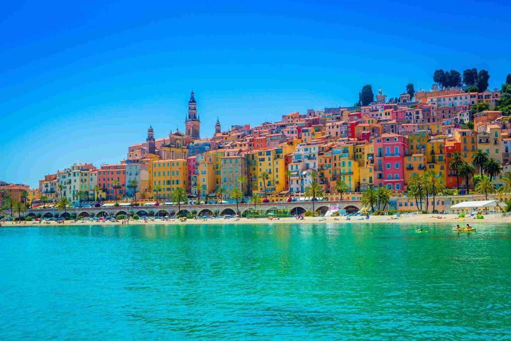 French Riviera: Seafront Apt & Pool Near Monaco Roquebrune-Cap-Martin Eksteriør bilde